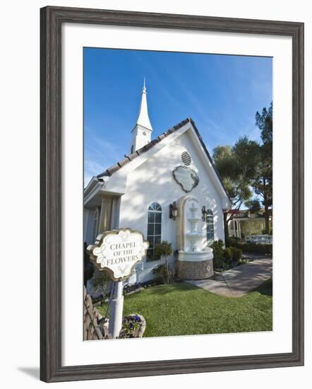 Chapel of the Flowers Wedding Chapel, Las Vegas, Nevada, United States of America, North America-Michael DeFreitas-Framed Photographic Print