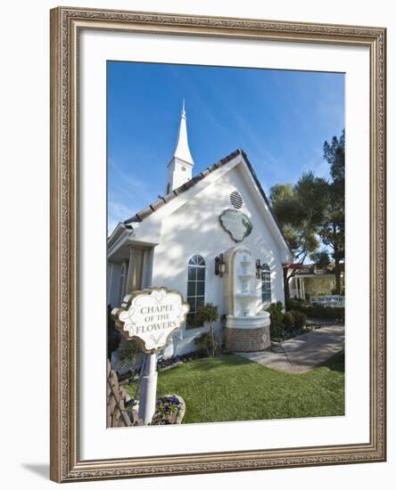 Chapel of the Flowers Wedding Chapel, Las Vegas, Nevada, United States of America, North America-Michael DeFreitas-Framed Photographic Print