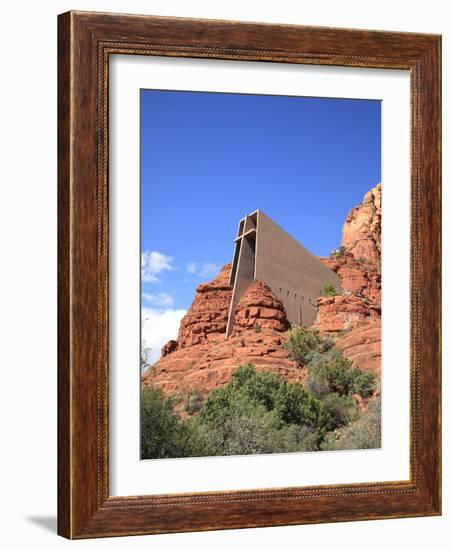 Chapel of the Holy Cross by Marguerite Brunswig Staude, Red Rock Country, Sedona, Arizona, Usa-Savanah Stewart-Framed Photographic Print