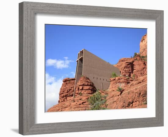 Chapel of the Holy Cross by Marguerite Brunswig Staude, Red Rock Country, Sedona, Arizona, Usa-Savanah Stewart-Framed Photographic Print