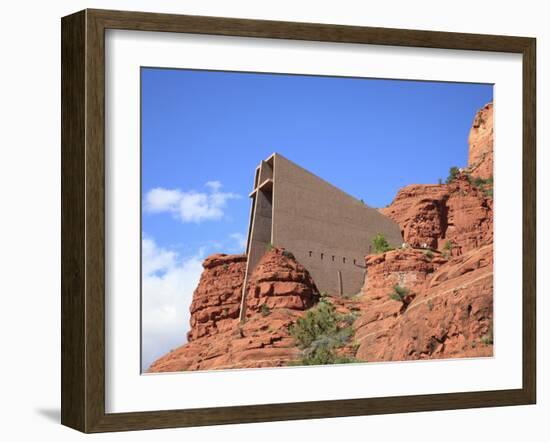 Chapel of the Holy Cross by Marguerite Brunswig Staude, Red Rock Country, Sedona, Arizona, Usa-Savanah Stewart-Framed Photographic Print