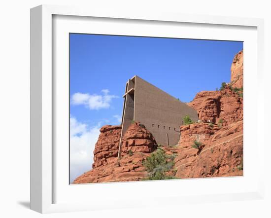 Chapel of the Holy Cross by Marguerite Brunswig Staude, Red Rock Country, Sedona, Arizona, Usa-Savanah Stewart-Framed Photographic Print