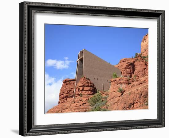 Chapel of the Holy Cross by Marguerite Brunswig Staude, Red Rock Country, Sedona, Arizona, Usa-Savanah Stewart-Framed Photographic Print