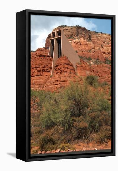 Chapel of the Holy Cross, Sedona, Arizona-Natalie Tepper-Framed Stretched Canvas