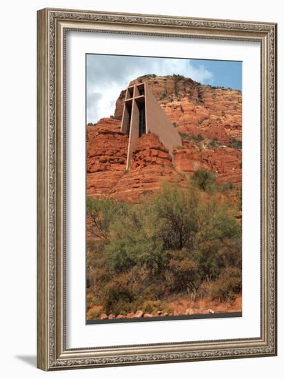Chapel of the Holy Cross, Sedona, Arizona-Natalie Tepper-Framed Photo