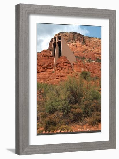 Chapel of the Holy Cross, Sedona, Arizona-Natalie Tepper-Framed Photo