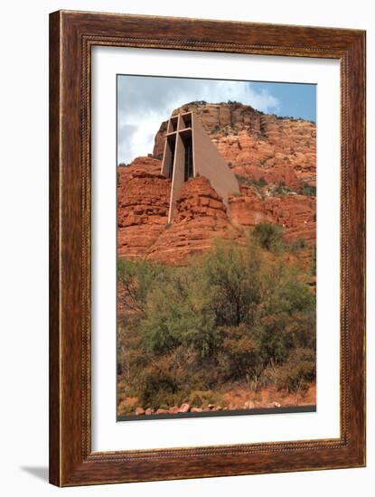 Chapel of the Holy Cross, Sedona, Arizona-Natalie Tepper-Framed Photo