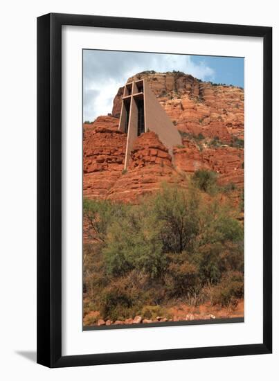 Chapel of the Holy Cross, Sedona, Arizona-Natalie Tepper-Framed Photo