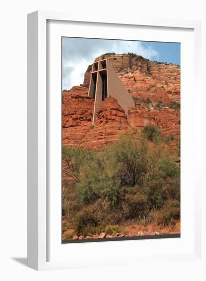 Chapel of the Holy Cross, Sedona, Arizona-Natalie Tepper-Framed Photo