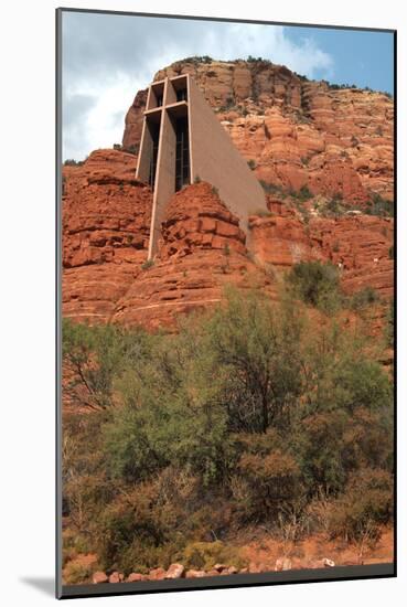 Chapel of the Holy Cross, Sedona, Arizona-Natalie Tepper-Mounted Photo