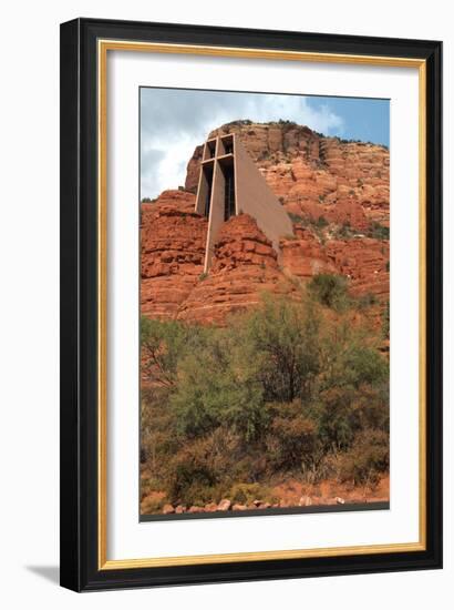 Chapel of the Holy Cross, Sedona, Arizona-Natalie Tepper-Framed Photo