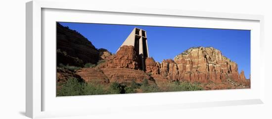 Chapel of the Holy Cross, Sunset, Sedona, Arizona, United States of America (U.S.A.), North America-Ruth Tomlinson-Framed Photographic Print