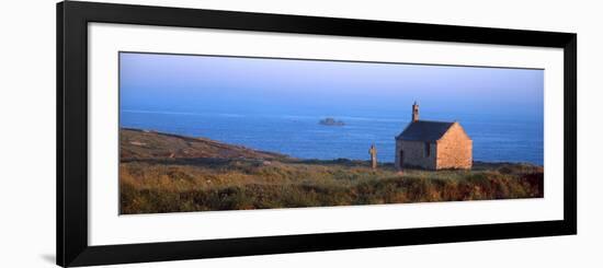 Chapel on the Coast, Saint-Samson Chapel, Portsall, Finistere, Brittany, France-null-Framed Photographic Print