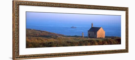 Chapel on the Coast, Saint-Samson Chapel, Portsall, Finistere, Brittany, France-null-Framed Photographic Print