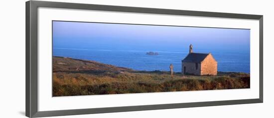 Chapel on the Coast, Saint-Samson Chapel, Portsall, Finistere, Brittany, France-null-Framed Photographic Print