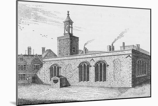 Chapel Royal of St Peter ad Vincula, overlooking Tower Green, London, c1737-Unknown-Mounted Giclee Print