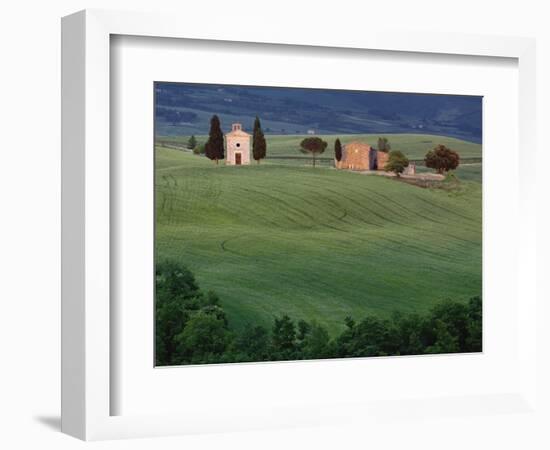 Chapel San Quirico d'Orcia, Tuscany, Italy-Adam Jones-Framed Photographic Print