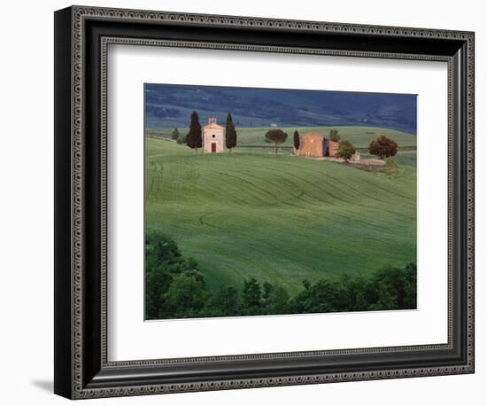 Chapel San Quirico d'Orcia, Tuscany, Italy-Adam Jones-Framed Photographic Print