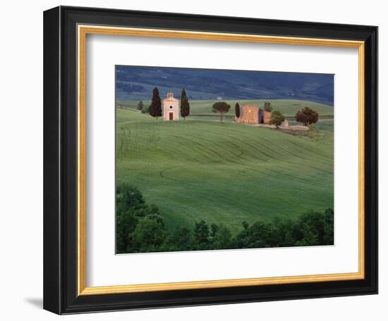 Chapel San Quirico d'Orcia, Tuscany, Italy-Adam Jones-Framed Photographic Print