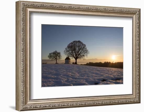 Chapel with Tree-Jurgen Ulmer-Framed Photographic Print