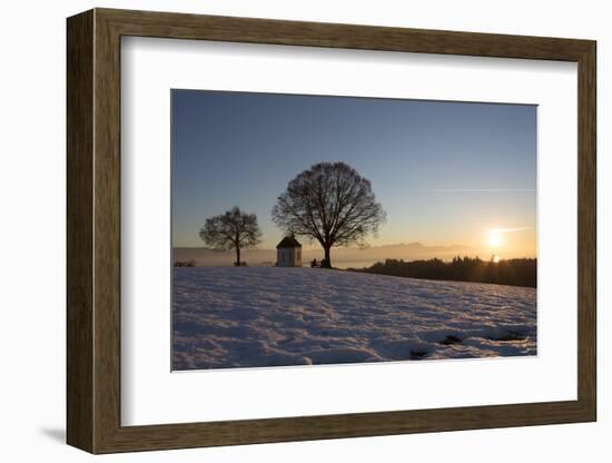 Chapel with Tree-Jurgen Ulmer-Framed Photographic Print