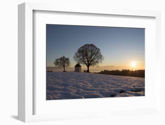 Chapel with Tree-Jurgen Ulmer-Framed Photographic Print