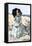 Chaperone Discreetly Reading a Book at the Beach, Circa 1900-null-Framed Premier Image Canvas