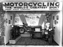 Indian Cycle Co. Booth at Puyallup Fair, 1927-Chapin Bowen-Giclee Print