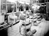 Lakewood Barber Shop, 1940-Chapin Bowen-Framed Premier Image Canvas