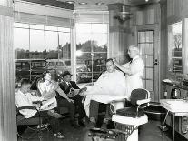 Lakewood Barber Shop, 1940-Chapin Bowen-Giclee Print