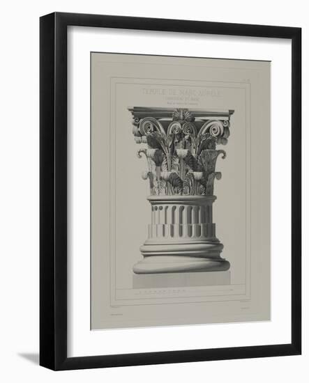 Chapiteau et base ; détails au dixième de l'exécution-André Villain-Framed Giclee Print