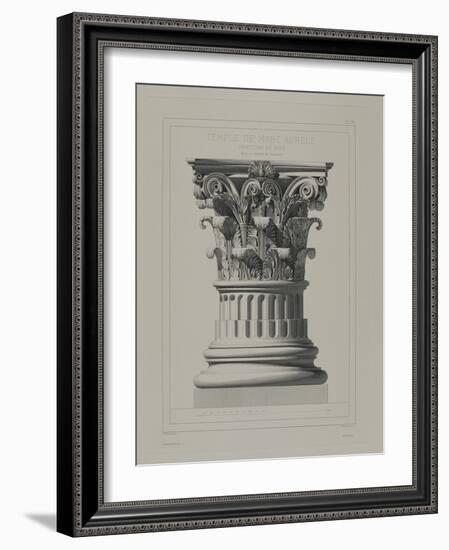 Chapiteau et base ; détails au dixième de l'exécution-André Villain-Framed Giclee Print