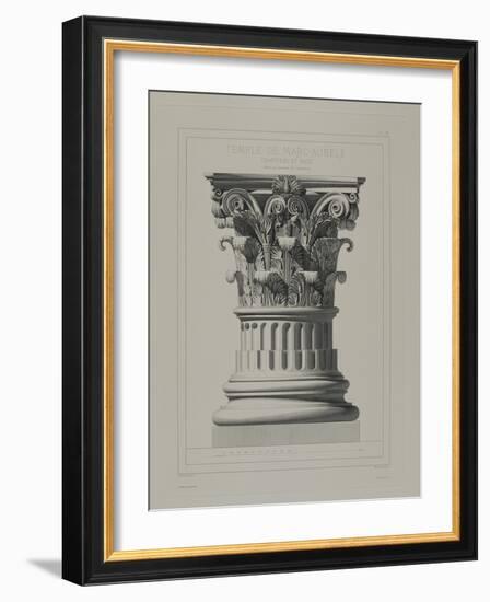 Chapiteau et base ; détails au dixième de l'exécution-André Villain-Framed Giclee Print