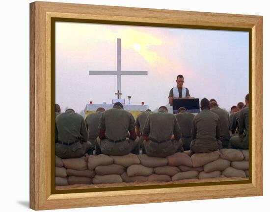 Chaplain Service-Associated Press-Framed Premier Image Canvas