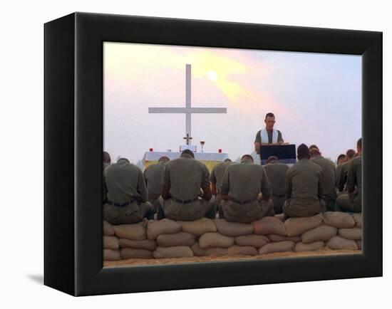 Chaplain Service-Associated Press-Framed Premier Image Canvas