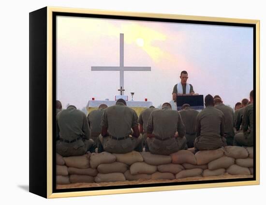 Chaplain Service-Associated Press-Framed Premier Image Canvas