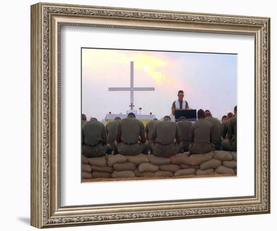 Chaplain Service-Associated Press-Framed Photographic Print