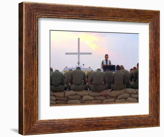 Chaplain Service-Associated Press-Framed Photographic Print