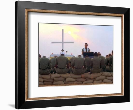 Chaplain Service-Associated Press-Framed Photographic Print