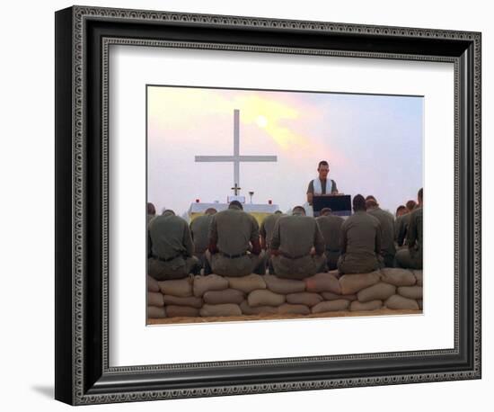 Chaplain Service-Associated Press-Framed Photographic Print