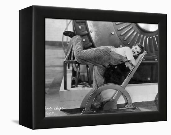 Chaplin: Modern Times, 1936-null-Framed Premier Image Canvas