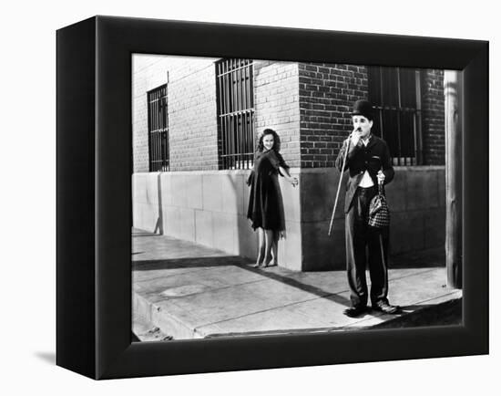 Chaplin: Modern Times, 1936-Daniel R. Fitzpatrick-Framed Premier Image Canvas