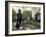 Chaplin Statue and Leicester Square, London, England, United Kingdom-Adam Woolfitt-Framed Photographic Print