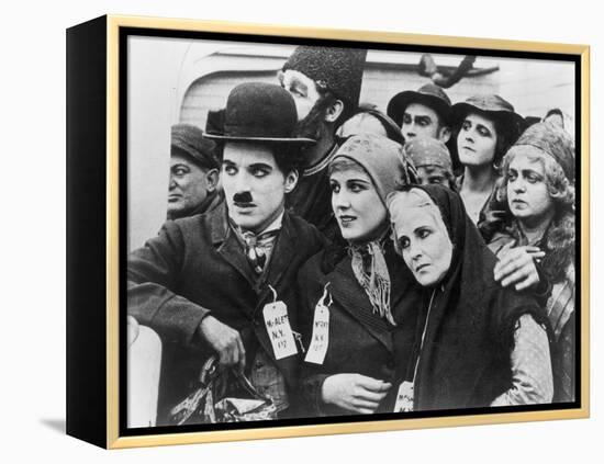 Chaplin: 'The Immigrant'-null-Framed Premier Image Canvas