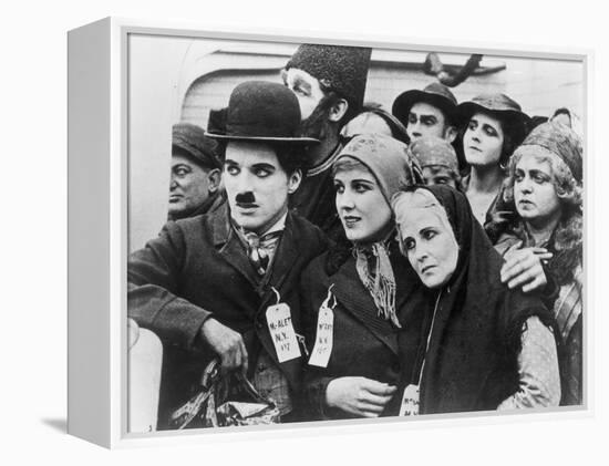 Chaplin: 'The Immigrant'-null-Framed Premier Image Canvas