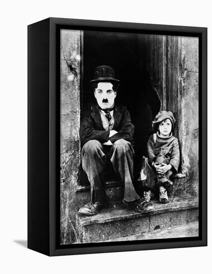 Chaplin: The Kid, 1921-Charlie Chaplin-Framed Premier Image Canvas