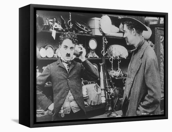 Chaplin: 'The Pawnshop'-null-Framed Premier Image Canvas