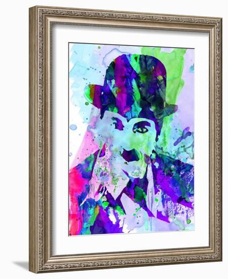 Chaplin Watercolor-Anna Malkin-Framed Art Print