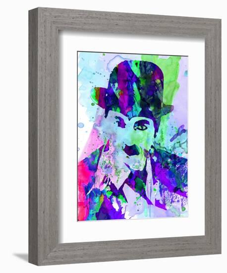 Chaplin Watercolor-Anna Malkin-Framed Art Print