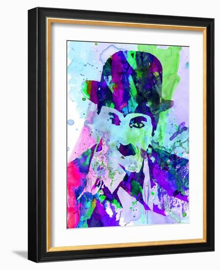 Chaplin Watercolor-Anna Malkin-Framed Art Print